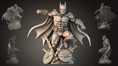 Fantasy busts Batman with a sword 3d model