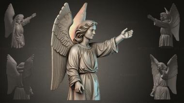 Fantasy busts Angel with wings 3d model