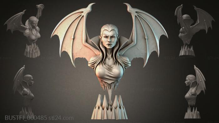 Бюсты фэнтези (BUSTFI_000485) 3D модель для ЧПУ станка