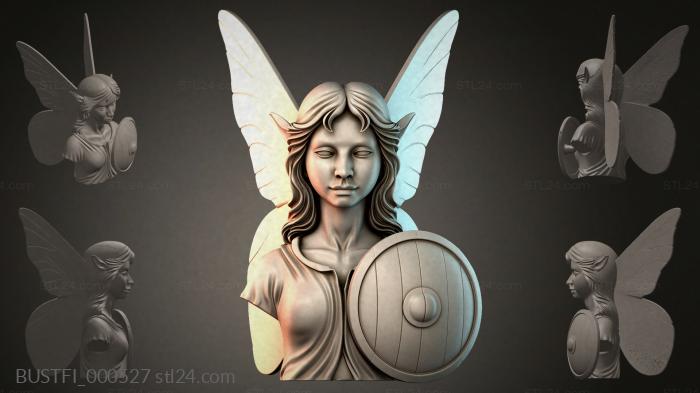 Бюсты фэнтези (BUSTFI_000527) 3D модель для ЧПУ станка