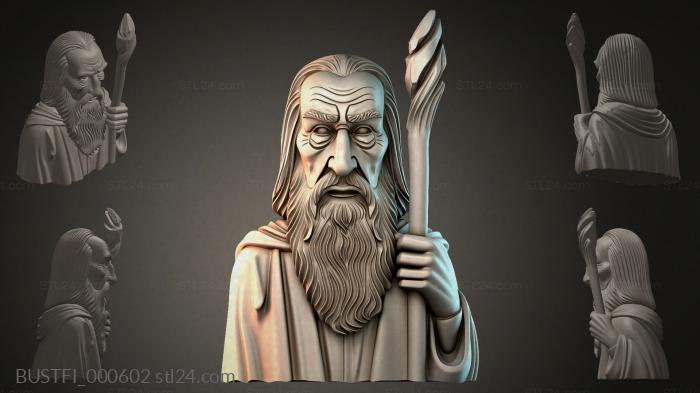 Бюсты фэнтези (BUSTFI_000602) 3D модель для ЧПУ станка