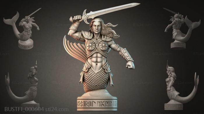 Бюсты фэнтези (BUSTFI_000604) 3D модель для ЧПУ станка
