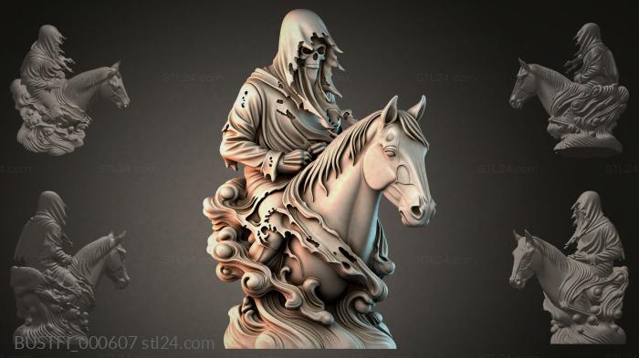 Бюсты фэнтези (BUSTFI_000607) 3D модель для ЧПУ станка