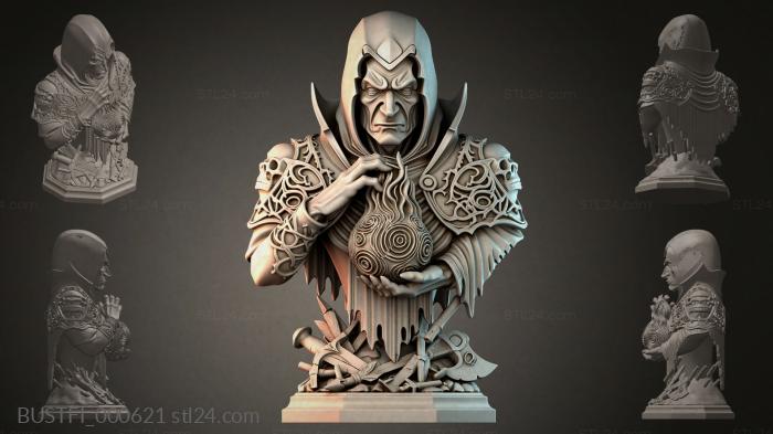 Бюсты фэнтези (BUSTFI_000621) 3D модель для ЧПУ станка