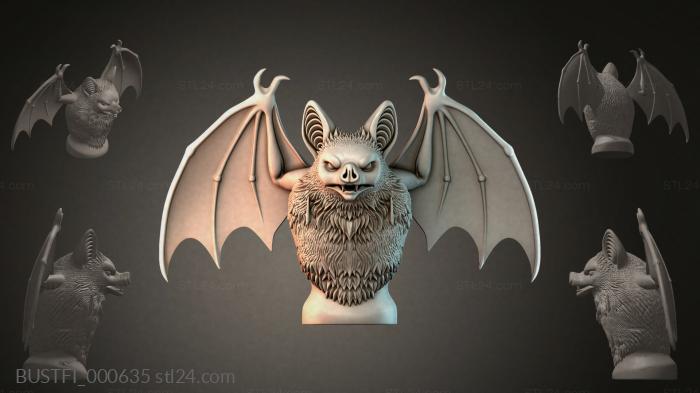 Бюсты фэнтези (BUSTFI_000635) 3D модель для ЧПУ станка
