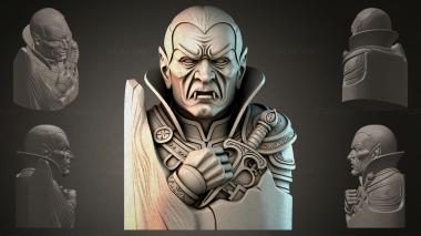 Fantasy busts Vampire Bust 3d model