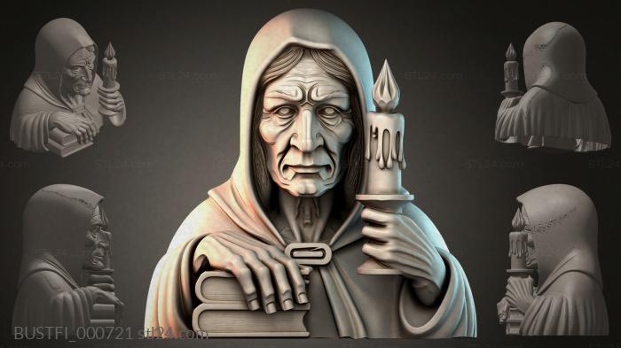 Бюсты фэнтези (BUSTFI_000721) 3D модель для ЧПУ станка
