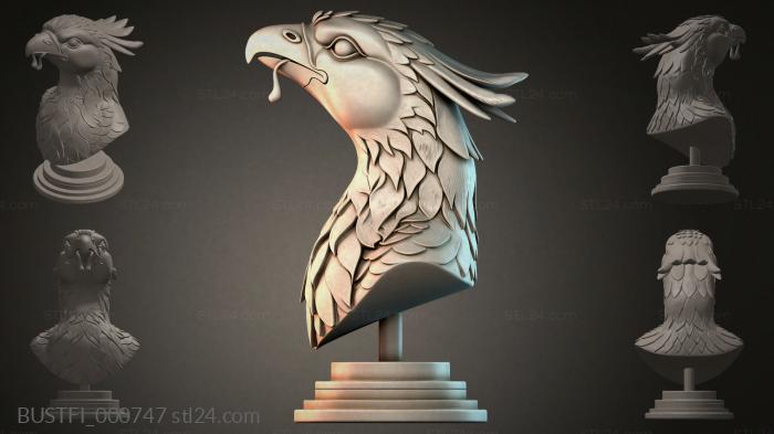 Бюсты фэнтези (BUSTFI_000747) 3D модель для ЧПУ станка
