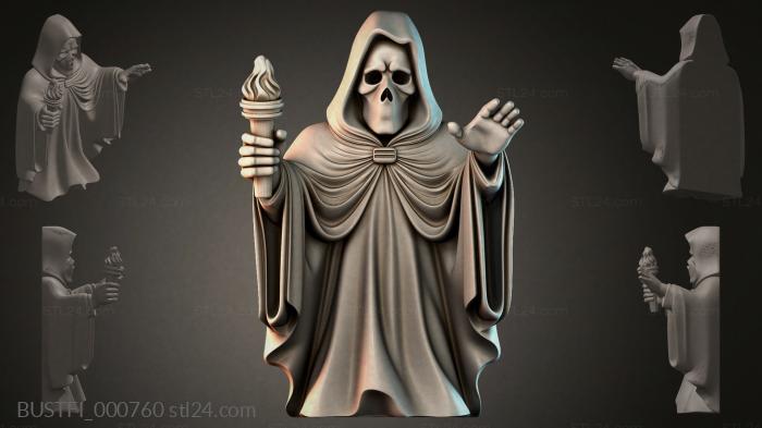 Бюсты фэнтези (BUSTFI_000760) 3D модель для ЧПУ станка