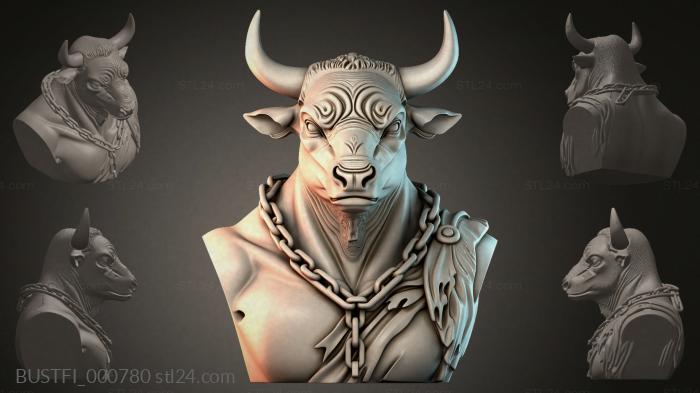 Бюсты фэнтези (BUSTFI_000780) 3D модель для ЧПУ станка