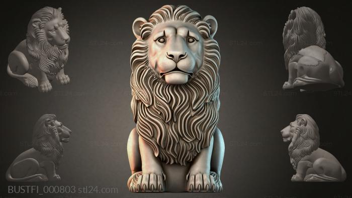 Lion figurine 3d STL model