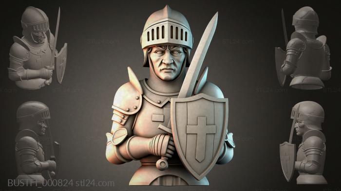 Knight with a Sword 3d STL model