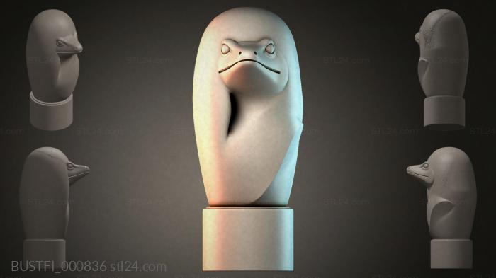Abstract Bird Head 3d STL model