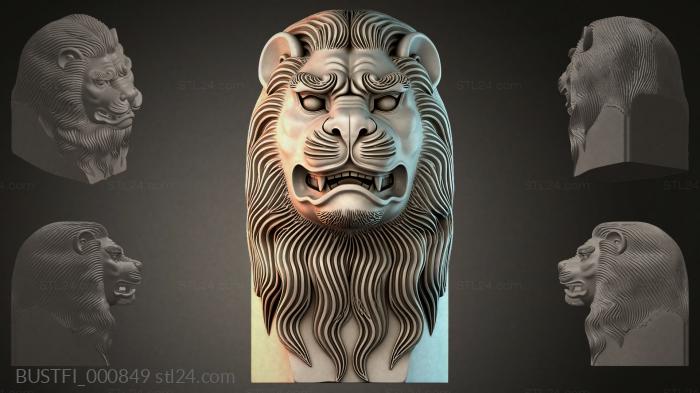 Бюсты фэнтези (BUSTFI_000849) 3D модель для ЧПУ станка