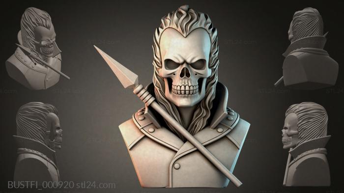 Бюсты фэнтези (BUSTFI_000920) 3D модель для ЧПУ станка