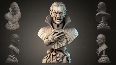 Fantasy busts Vampire Bust 3d model
