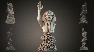 Fantasy busts Bust of an Egyptian queen 3d model