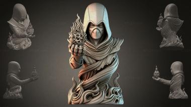 Fantasy busts Hooded Figure 3d model