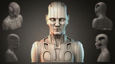 Fantasy busts Bust of a Man 3d model