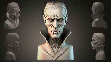 Fantasy busts Vampire Bust 3d model