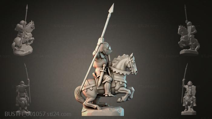 Knight on Horseback 3d STL model