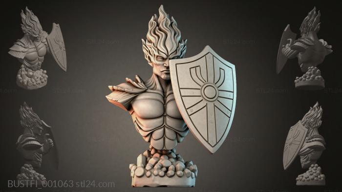 Warrior with a Shield 3d STL model