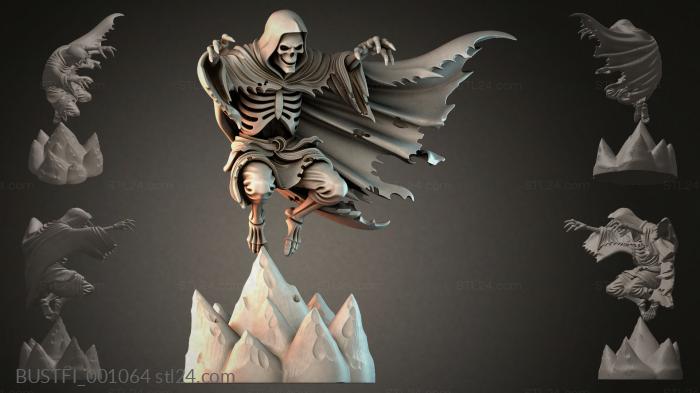 Hooded Skeleton 3d STL model