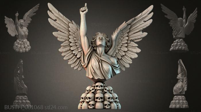 Angel with Skulls 3d STL model