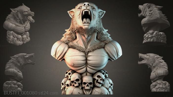 Wolf on Turtles 3d STL model
