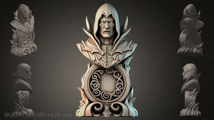 Hooded bust 3d STL model
