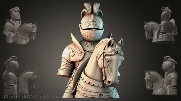 Knight on Horseback 3d STL model