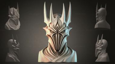 Fantasy busts Bust of a Masked Demon 3d model