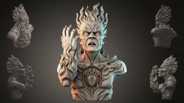 Fantasy busts Demonic Bust 3d model