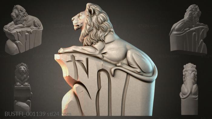 Lion on a Rock 3d STL model