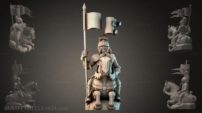 Knight on Horseback 3d STL model