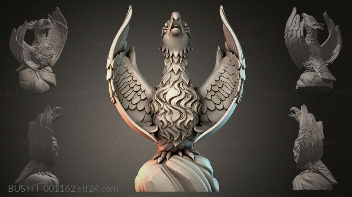 Eagle sculpture 3d STL model