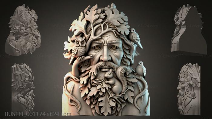 Bearded Old Man of the Forest 3d STL model