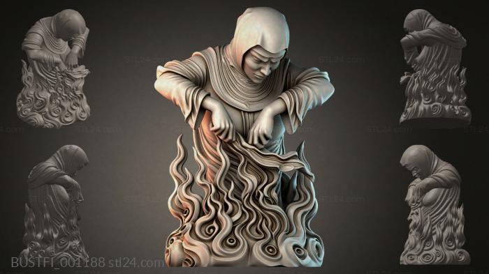Statue of a Grieving Woman 3d STL model