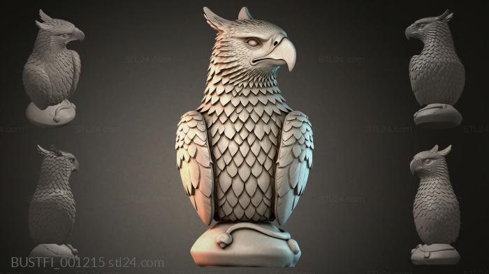 Eagle sculpture 3d STL model