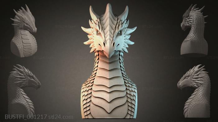 Dragon Bust 3d STL model