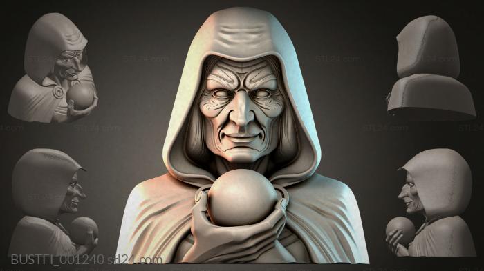 Sorcerer with a Ball 3d STL model