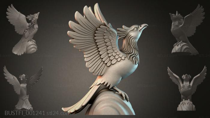 Bird with Wings 3d STL model