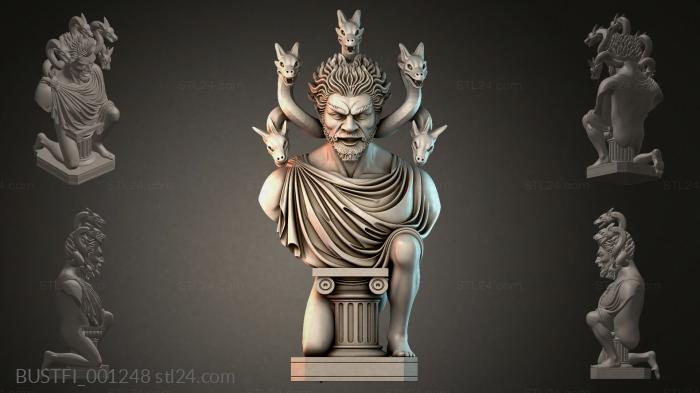 Bust of Medusa the Gorgon 3d STL model