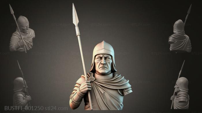Bust of a Roman legionary 3d STL model