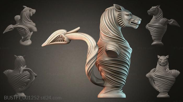 Horse sculpture 3d STL model