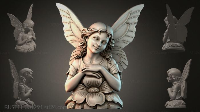 Fairy with a Flower 3d STL model