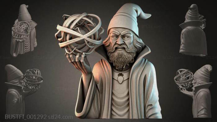 Magician with a Magic Ball 3d STL model