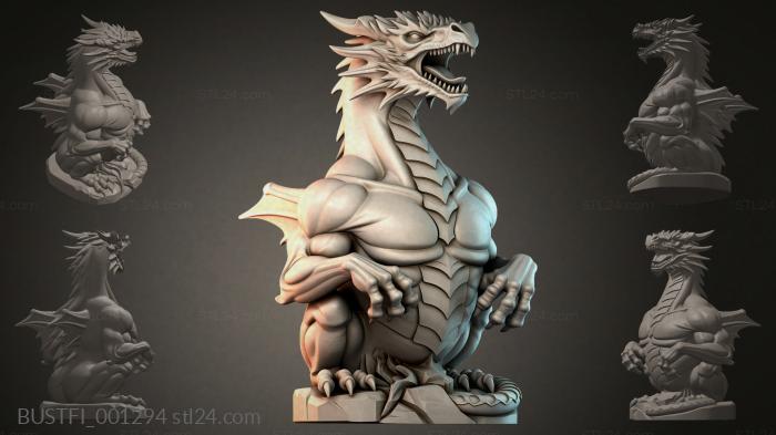 Dragon Sculpture 3d STL model