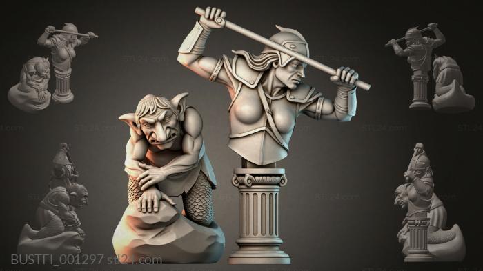 Goblin with a Spear 3d STL model