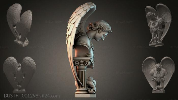 Angel with a Column 3d STL model